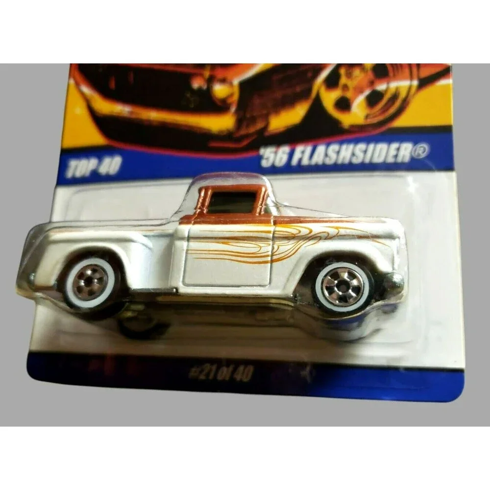 2008 Hot Wheels '56 FLASHDIDER Pearl White Since 68 TOP 40 21/40 1:64 White Wall